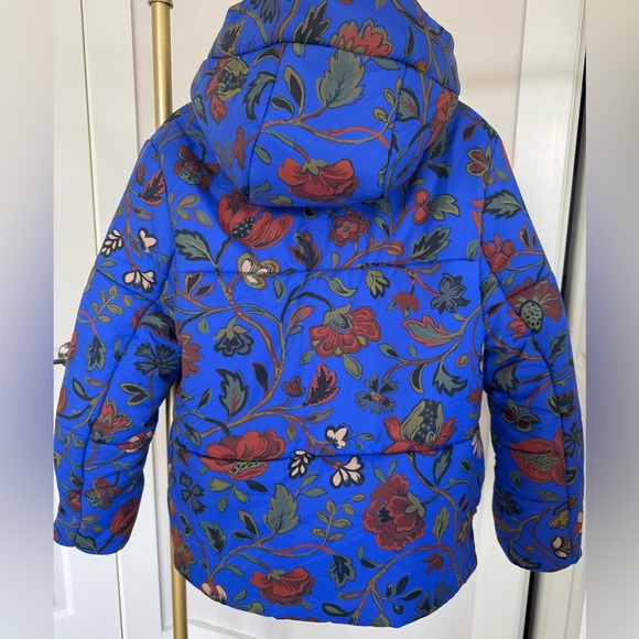 RHODE Dolly Printed Puffer Coat- Blue - Picture 3 of 6